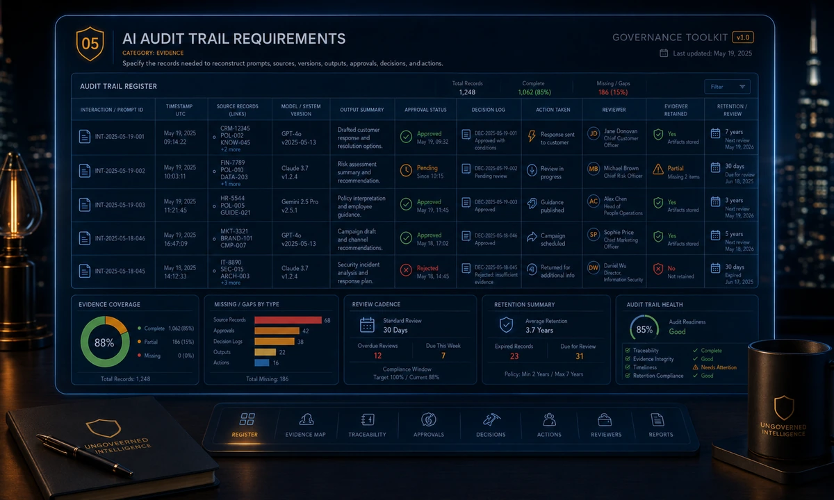 AI Audit Trail Requirements preview